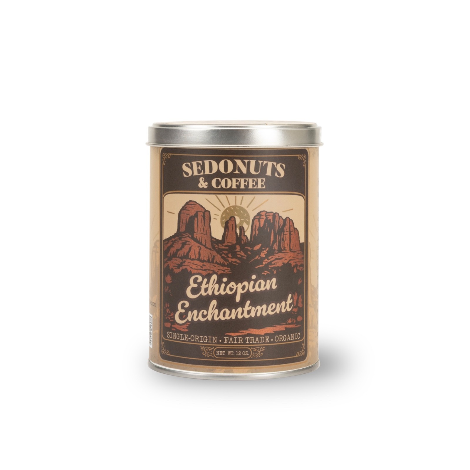 Sedonuts and Coffee Canned Coffee Beans Locally Roasted ARIZONA COFFEE SHOP