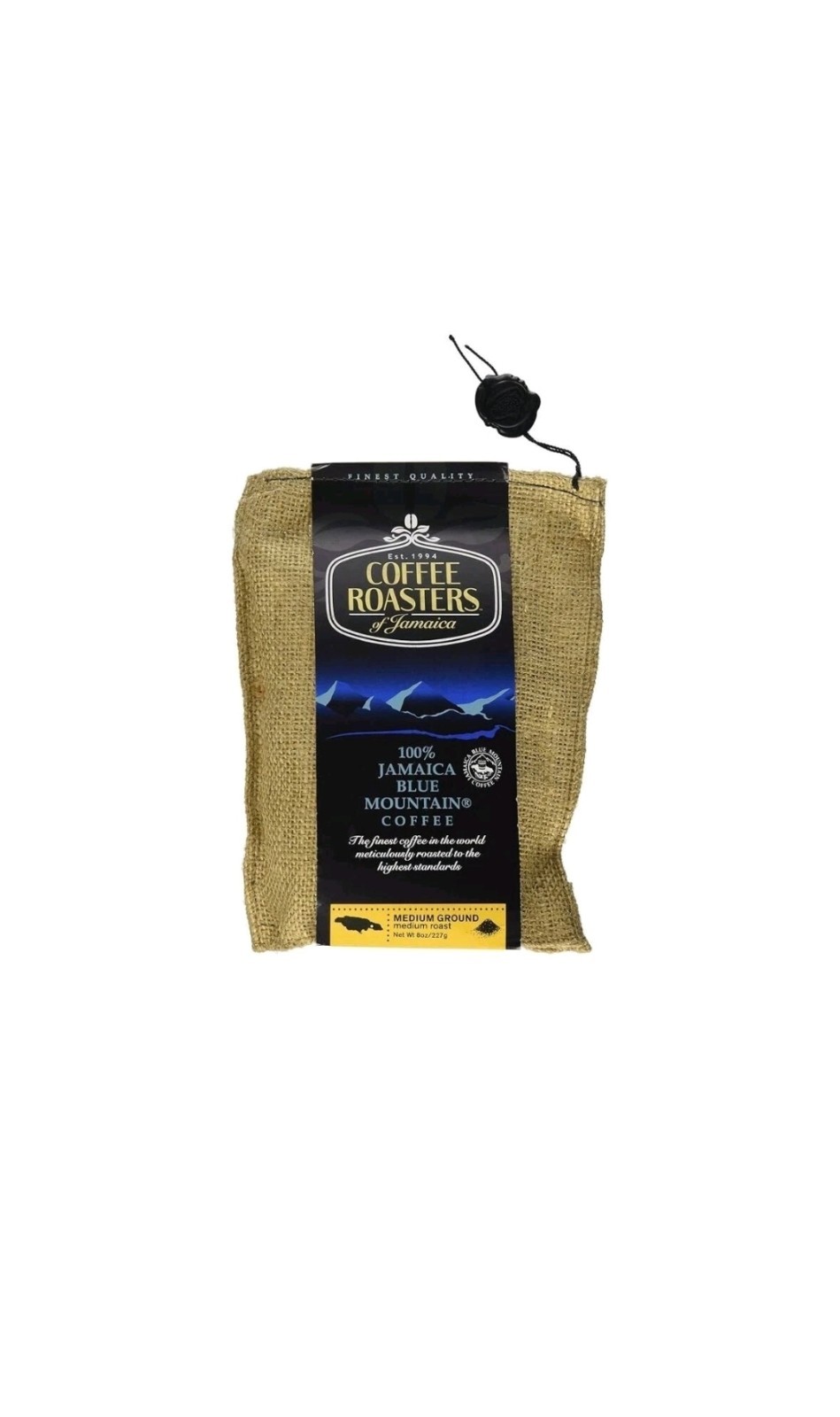 100% Jamaica Blue Mountain Coffee 8oz Ground Medium – Coffee Roasters of Jamaica