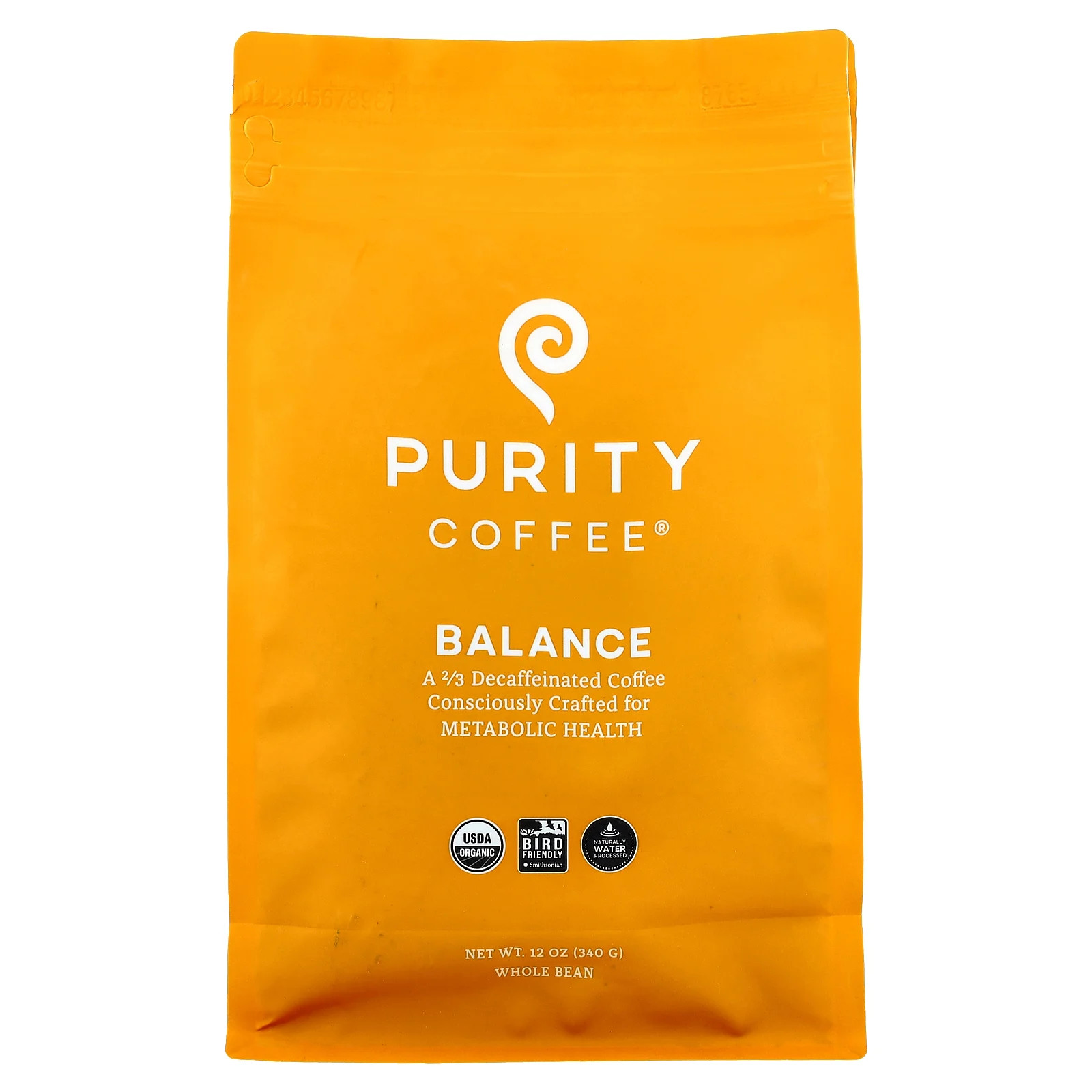 Balance, Whole Bean, 2/3 Decaffeinated, 12 oz (340 g)