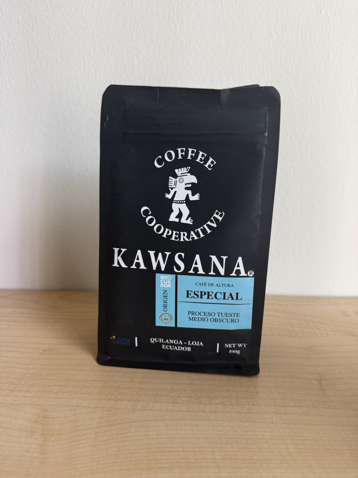 Kawsana Ecuadorian Coffee 340g – Specialty Whole Bean/Ground Coffee Loja Origin
