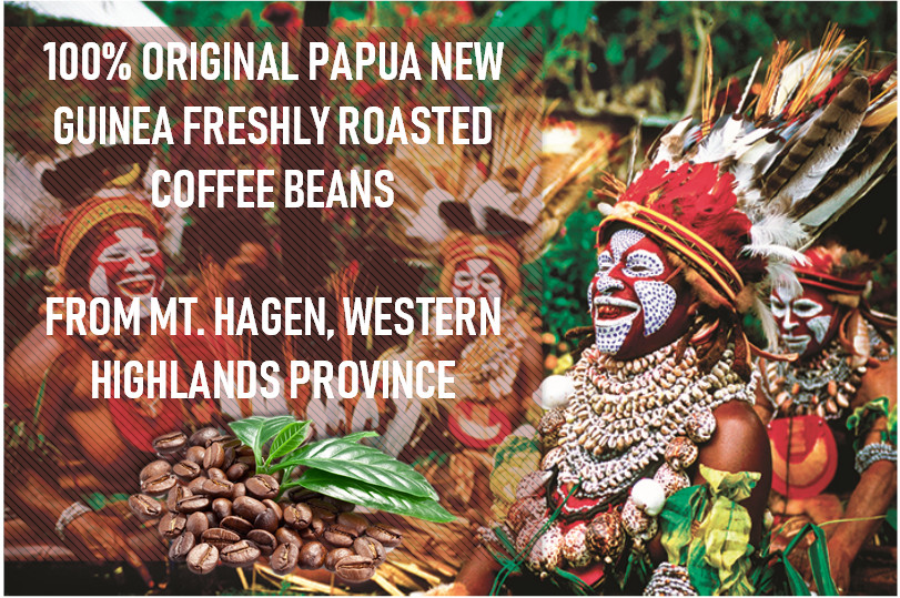 100% Papua New Guinea Coffee – Banz Coffee – Fresh Roast Arabica Coffee 1kg