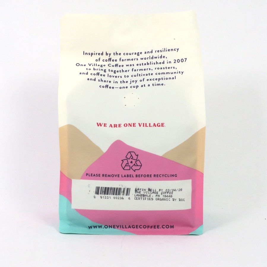 One Village Coffee, Colombia, Light Roast, Whole Bean, Organic 12 oz, BB: 3/2026
