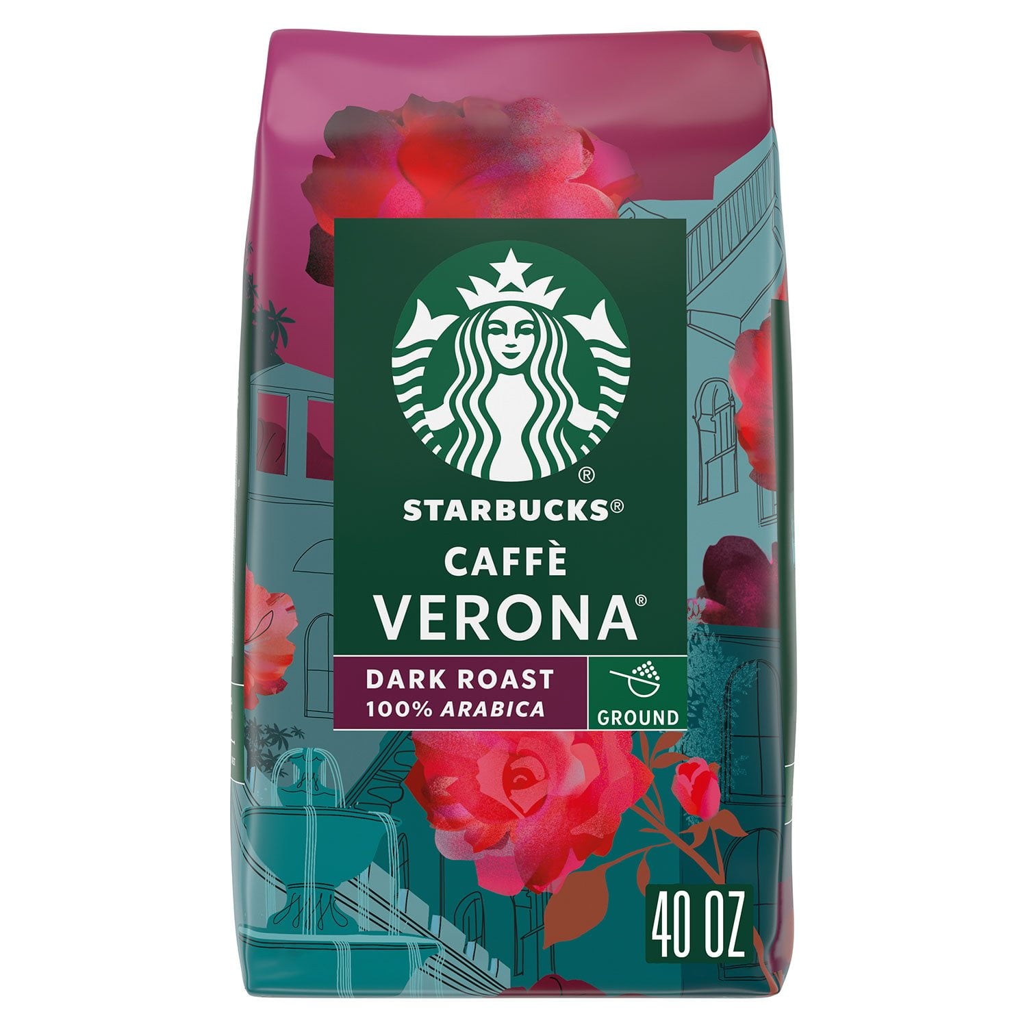 Starbucks Espresso, Dark & Medium Roast Coffee 40 oz, Choose Your Coffee Flavor.