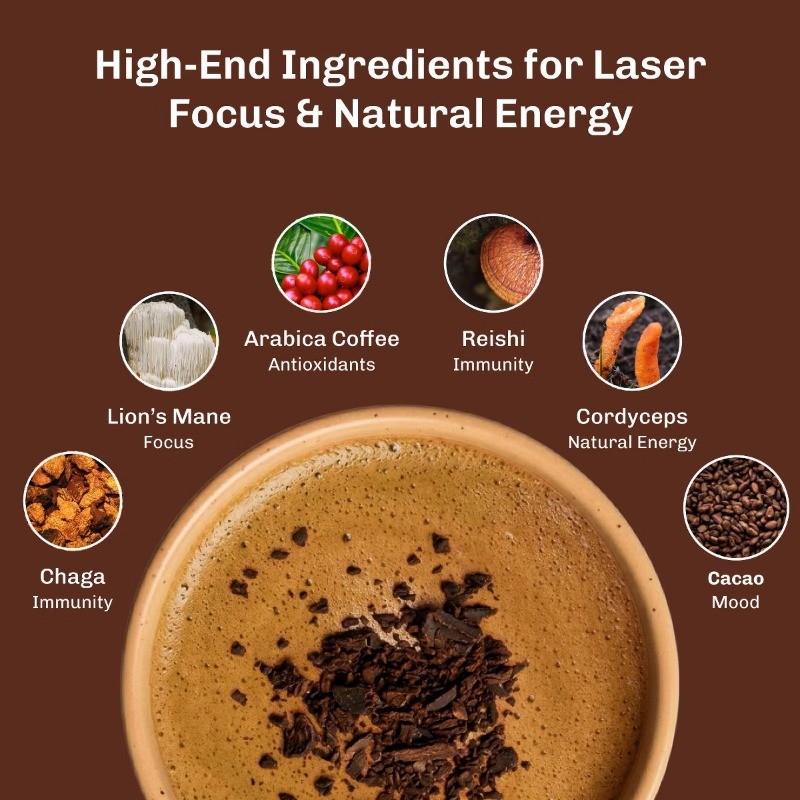 Organic Coffee Mocha Mushroom Coffee – 2.1oz