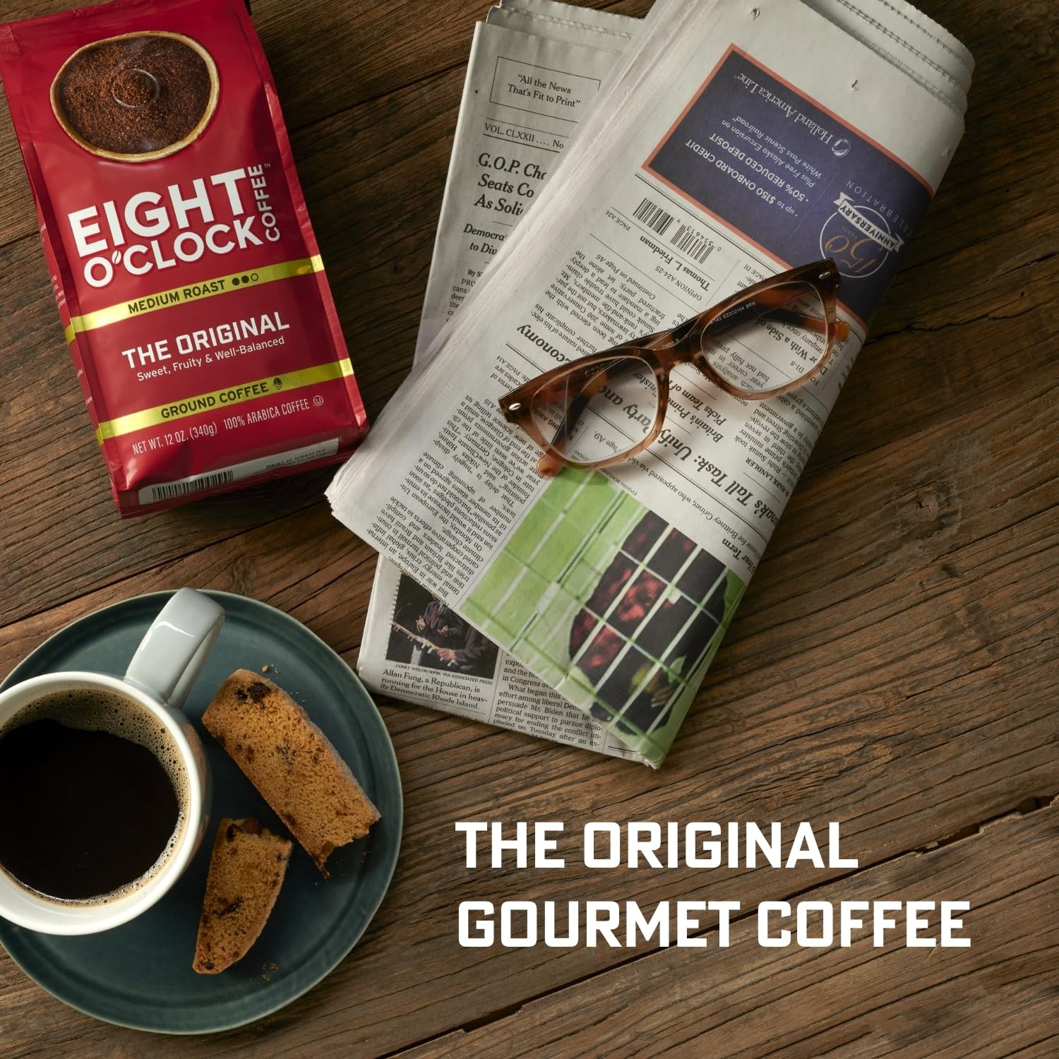 The Original, Medium Roast Whole Bean Coffee, Sweet, Fruity, Well Balanced, 3…