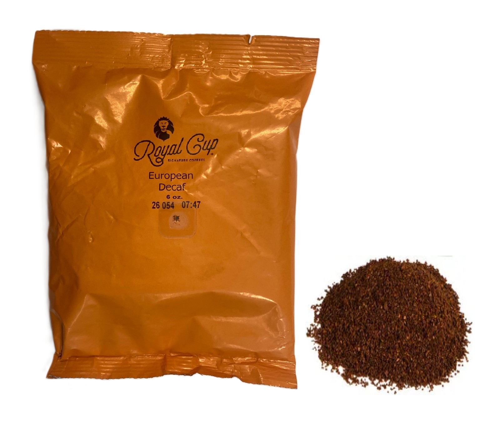 Royal Cup European Decaf – 10 Single-Serve Packs, 6 oz Portions