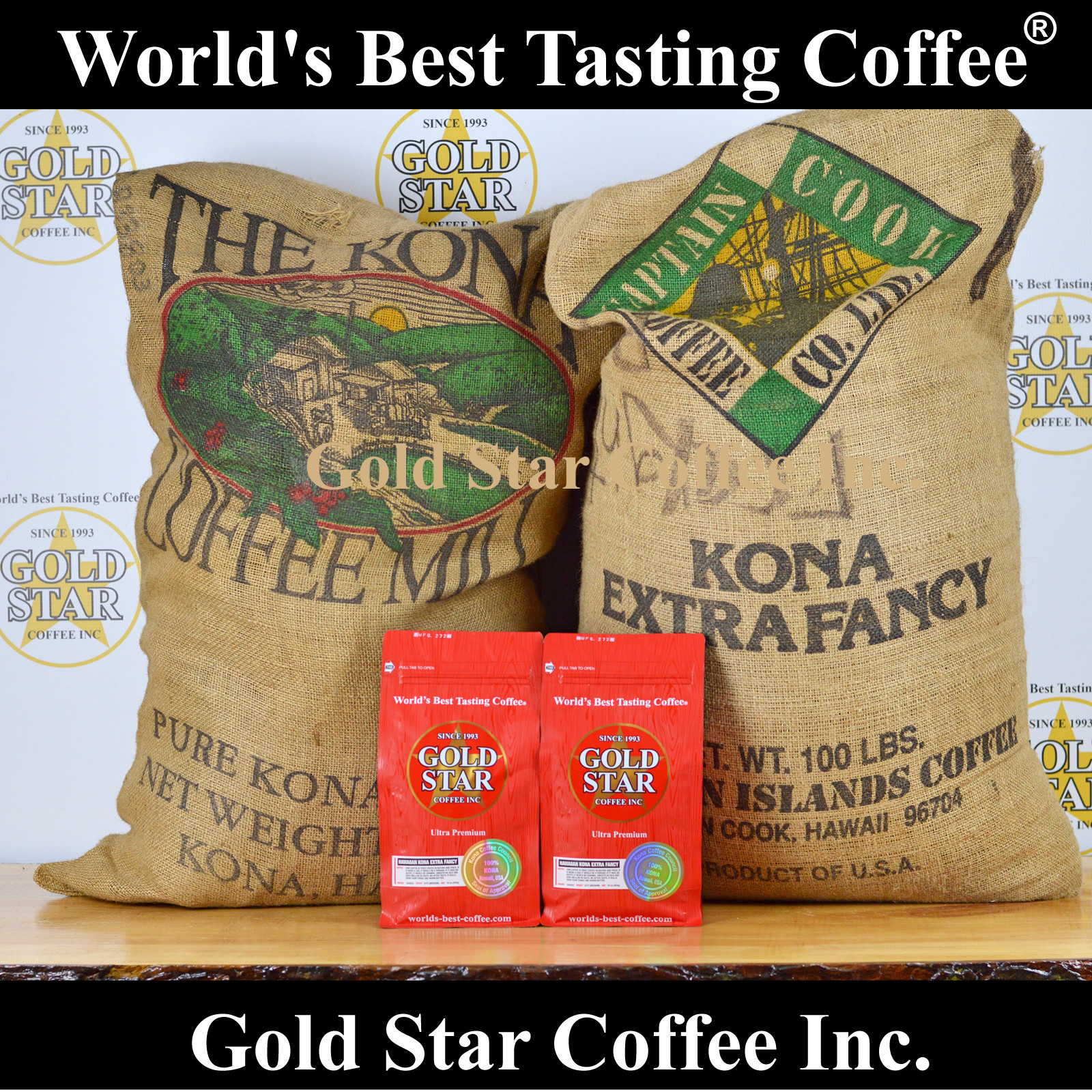 World’s Best Tasting Coffee from Gold Star – 2 lb Hawaii Hawaiian Kona Fancy