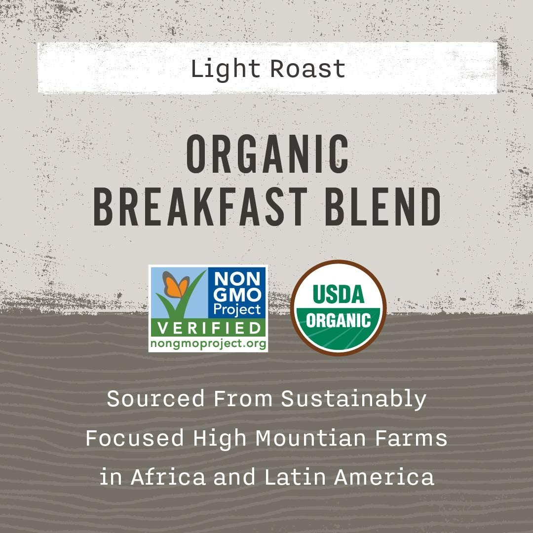 Artisan Organic Breakfast Blend Whole Bean Coffee – 12 oz of Pure Enjoyment