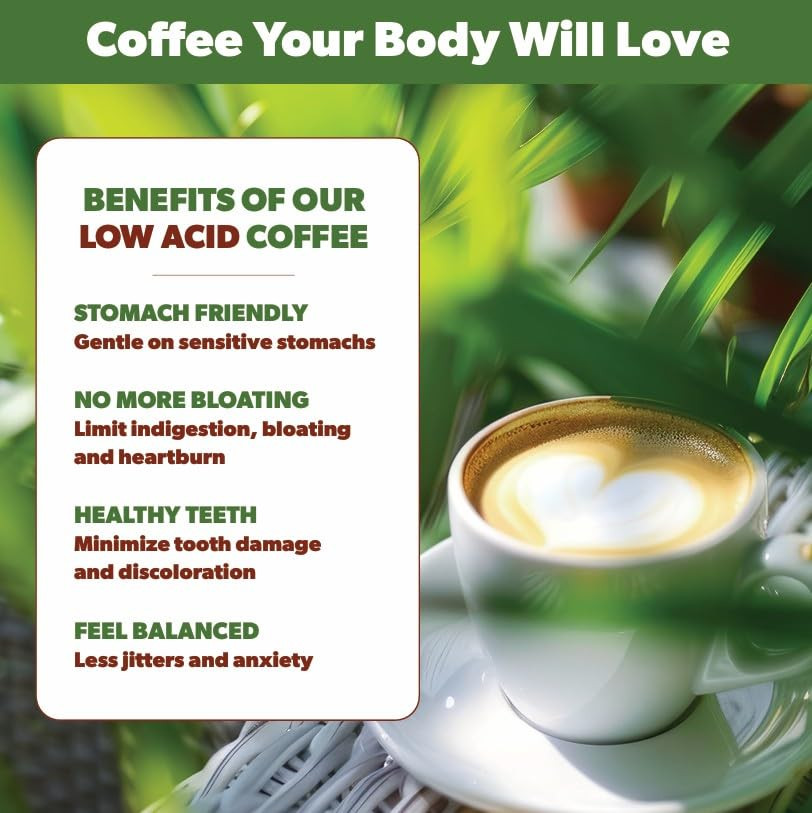 Java Planet Low Acid Coffee Organic Colombian Single Origin Whole Bean