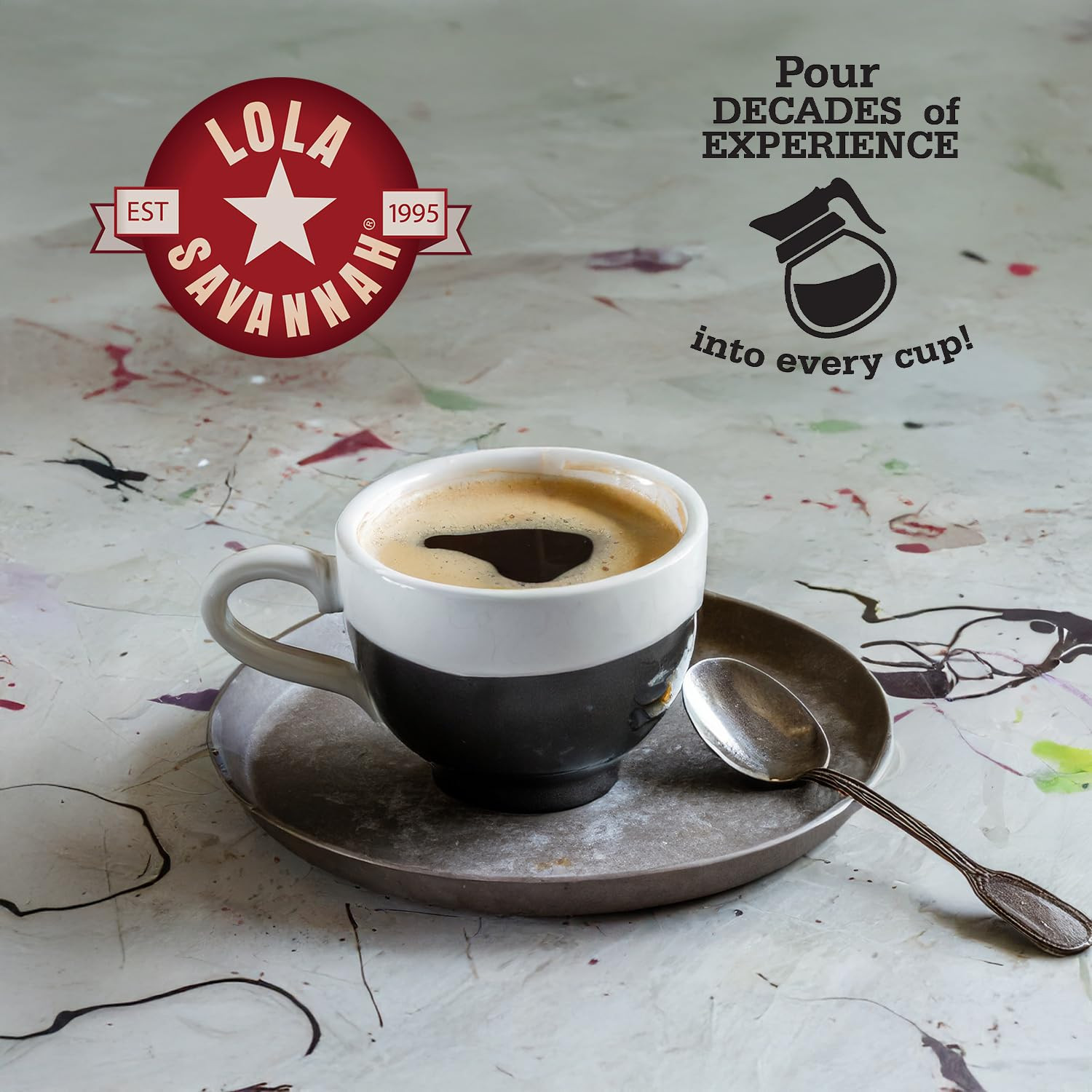 Lola Savannah Texas Pecan Whole Bean Decaf Coffee, 2lb, 1 Pack