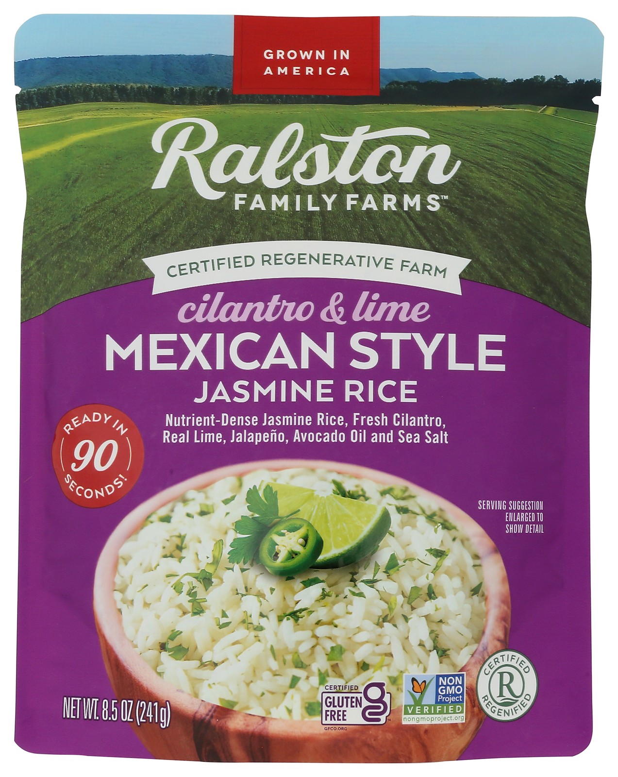 Mexican Style Jasmine Rice With Cilantro And Lime By Ralston Family Farms 6 Pack