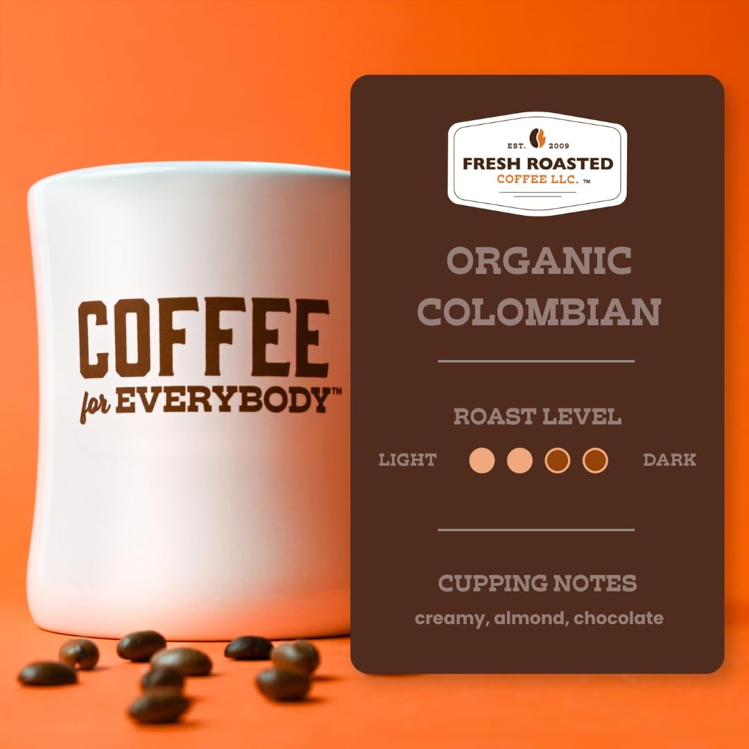 , Organic Colombian | USDA Organic, 100% Single Origin, Kosher | Medium Roast…