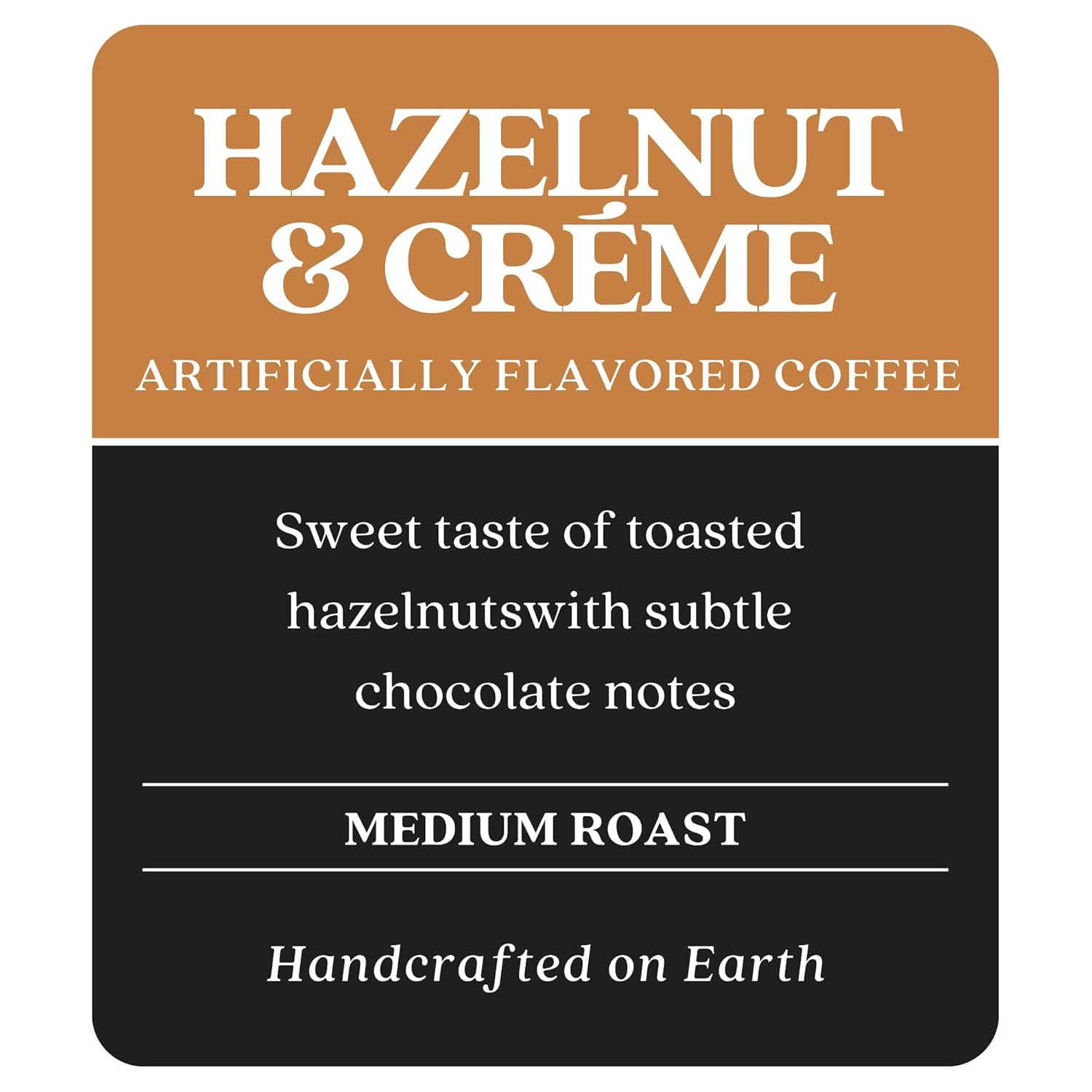 Medium Roast Whole Bean Coffee, Hazelnut & Cream Blend, 5 Lb