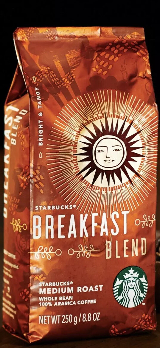 〈Starbucks Japan〉BREAKFAST BLEND whole bean coffee 8.8oz 250g