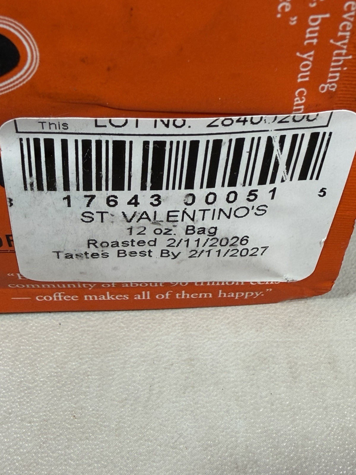 Larry’s Coffee Organic Beans St Valentino Dark 2 Bags
