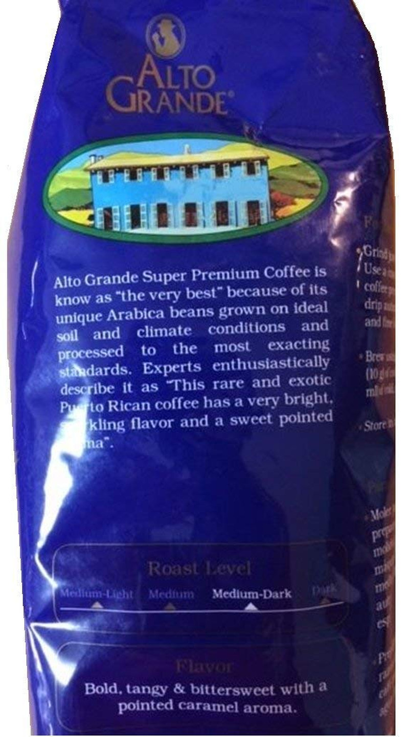 Alto Grande & Whole Bean Coffee, Medium-Dark & Medium Roast, 2 lbs