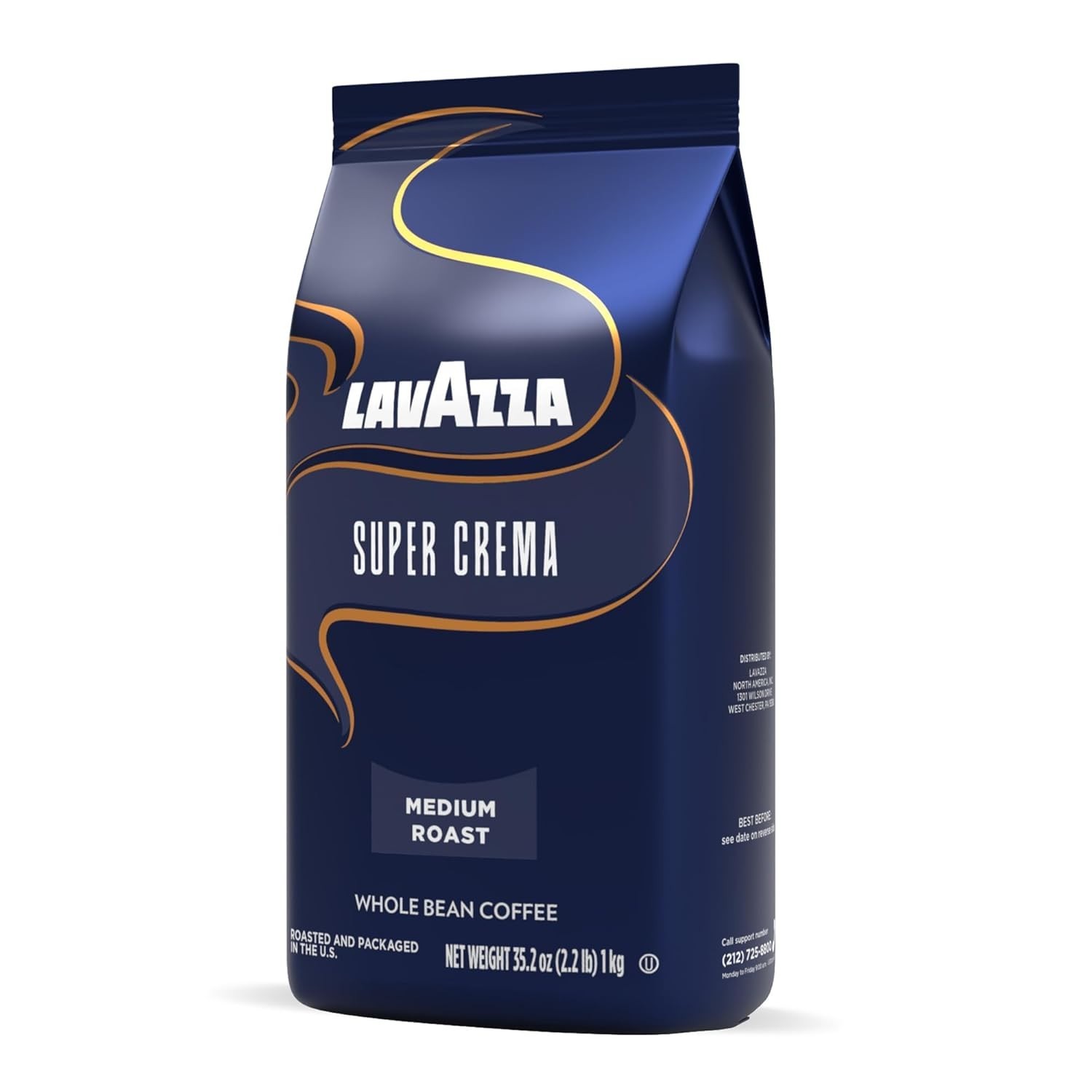 Coffee Beans Whole Arabica Robusta 2.2 lb Medium Roast Espresso Blend