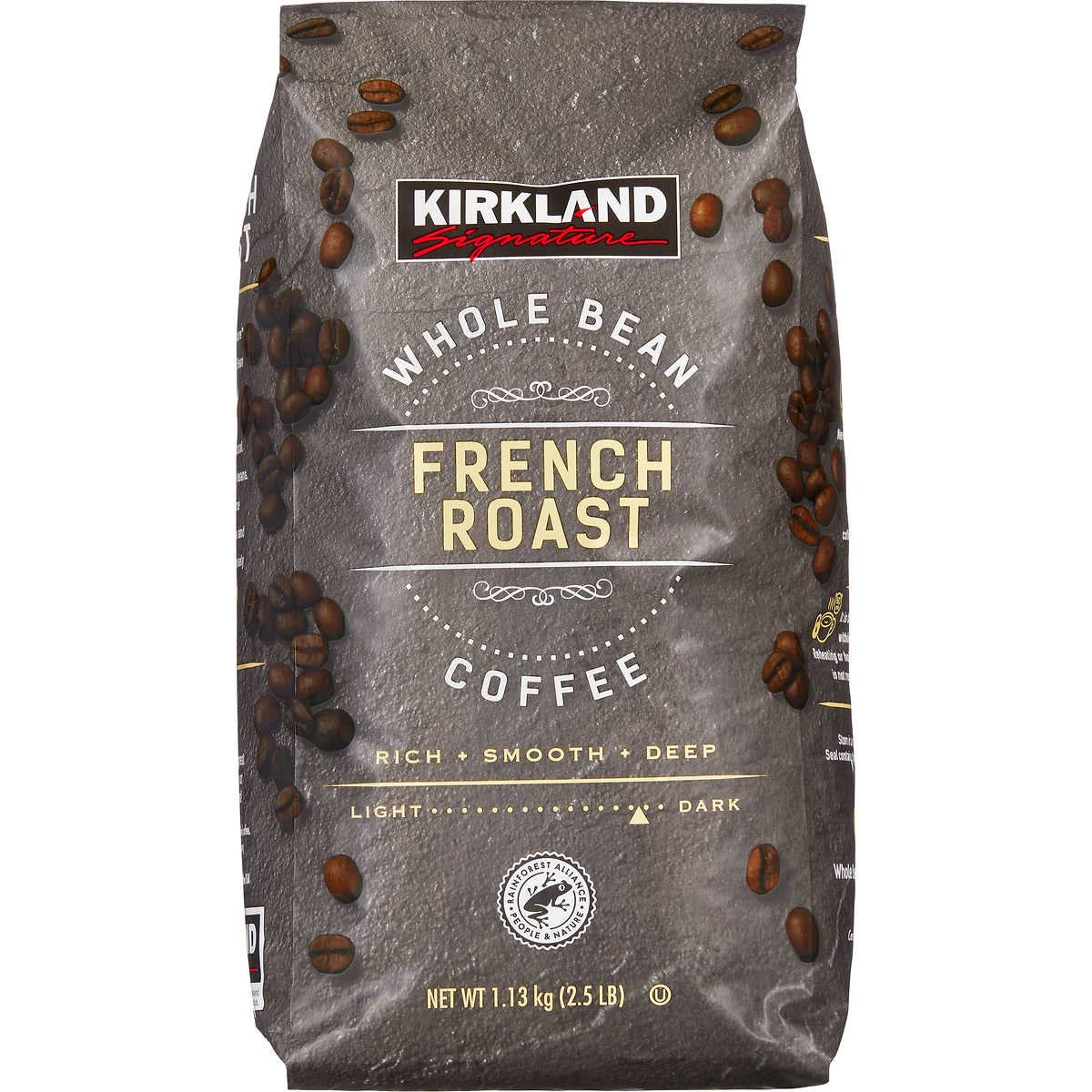 Signature Whole Bean Coffee, French Roast, 2.5 Lbs