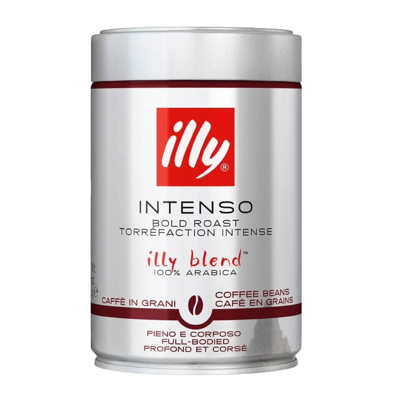illy Intenso Whole Bean Coffee in Tin 100% Arabica Dark Roast 250g – PACK OF 6