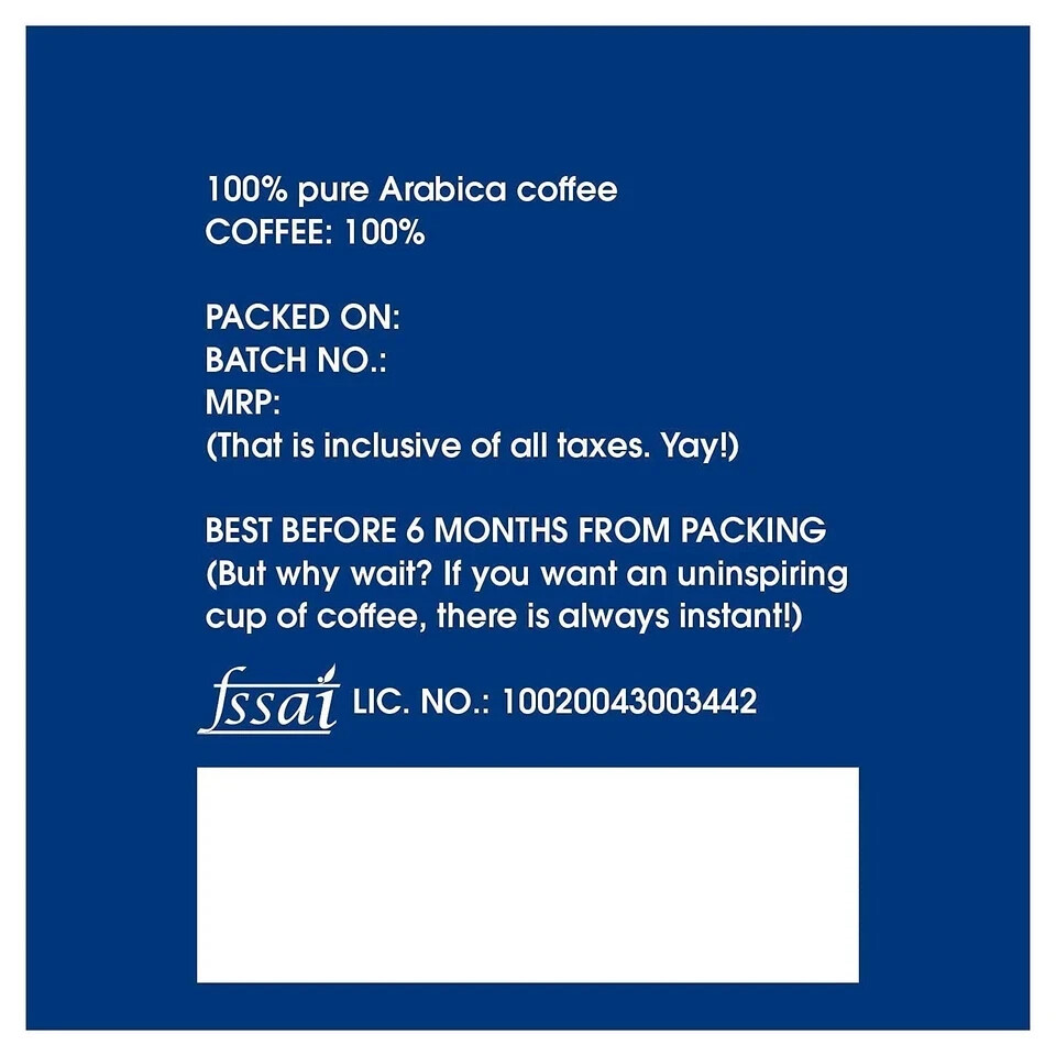 BEAN SONG Premium Black Coffee Powder (250G) Free Shipping World Wide