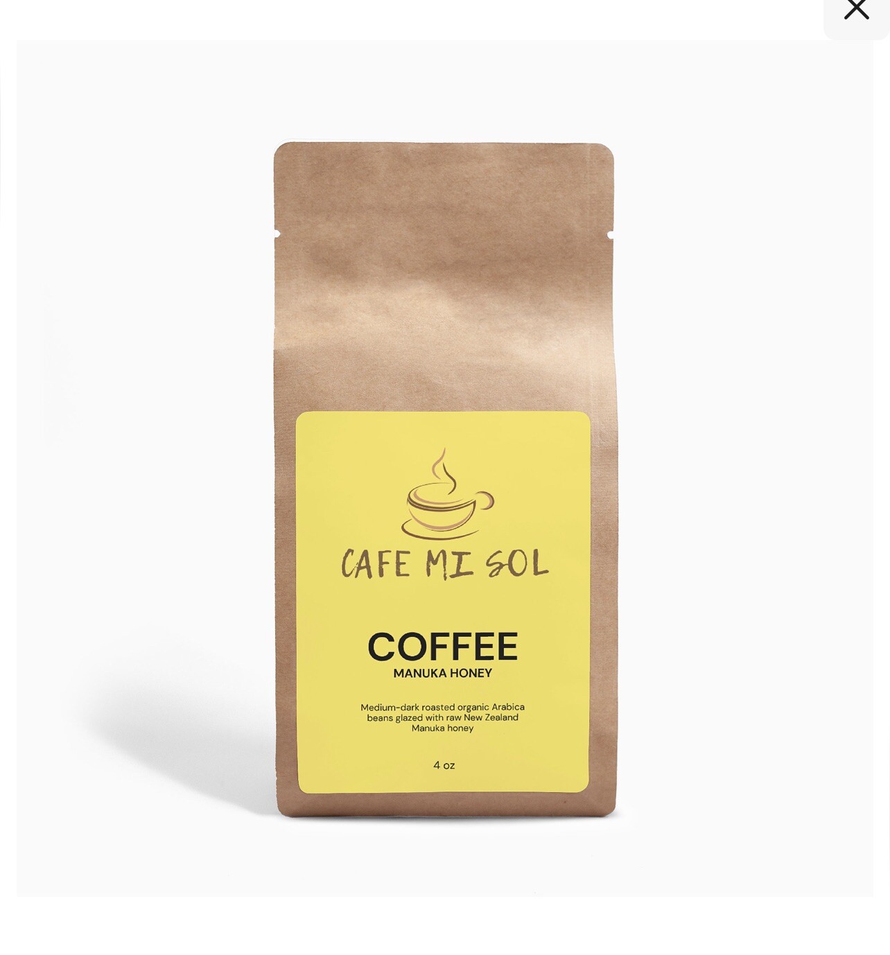 Cafe Mi Sol Manuka Honey Coffee 4oz