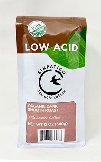 Simpatico Organic Low Acid: Dark Smooth Roast – Whole Bean