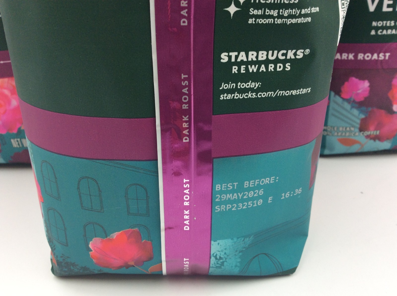 Starbucks Caffe Verona Whole Bean Coffee Case of 6 Bags 12 oz☕ MAY/2026☕