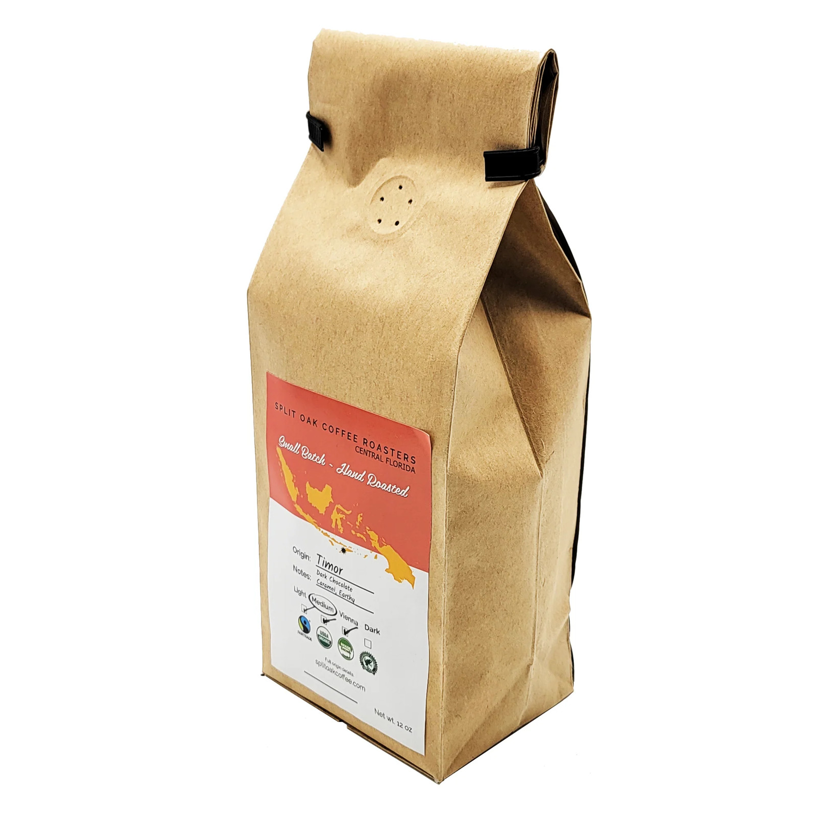 Organic Timor Roasted Whole Coffee Beans – Medium Roast