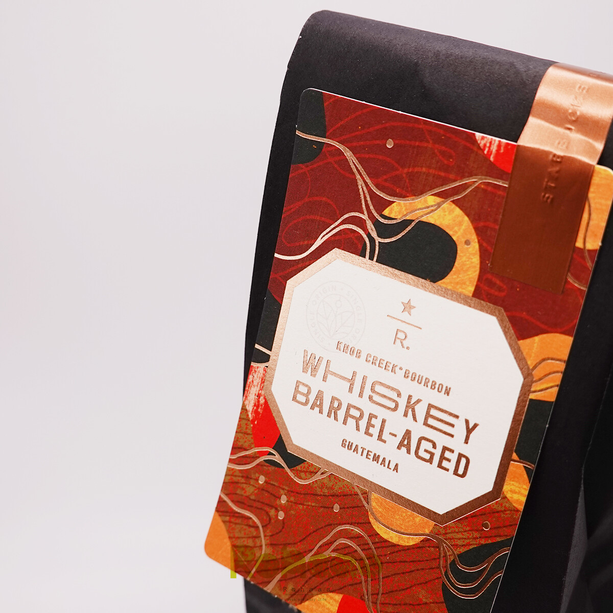 NEW STARBUCKS RESERVE KNOB CREEK BOURBON WHISKEY BARREL-AGED GUATEMALA COFFEE