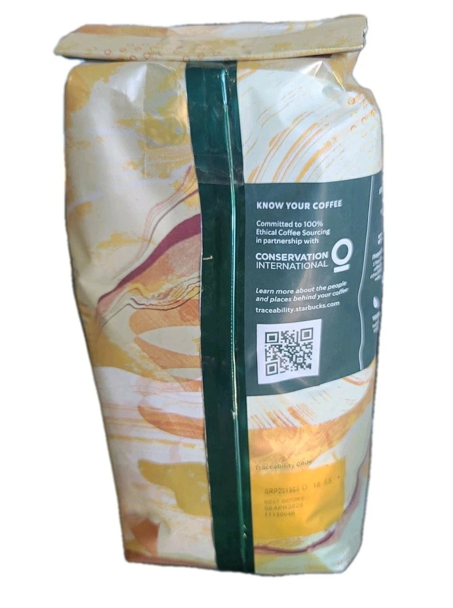 SIX Starbucks Blonde Espresso Whole Bean Coffee 1lb 16oz 453g Bag Light Roast