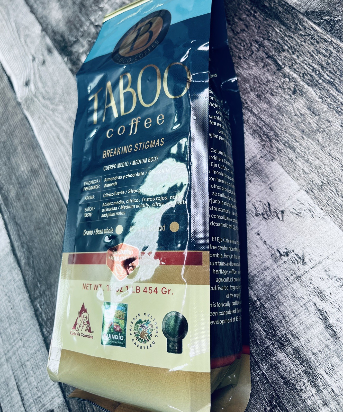 COLOMBIAN COFFEE 1LB-100% ARABIGO, Medium Roast, Fresh strong citrus notes 🔥