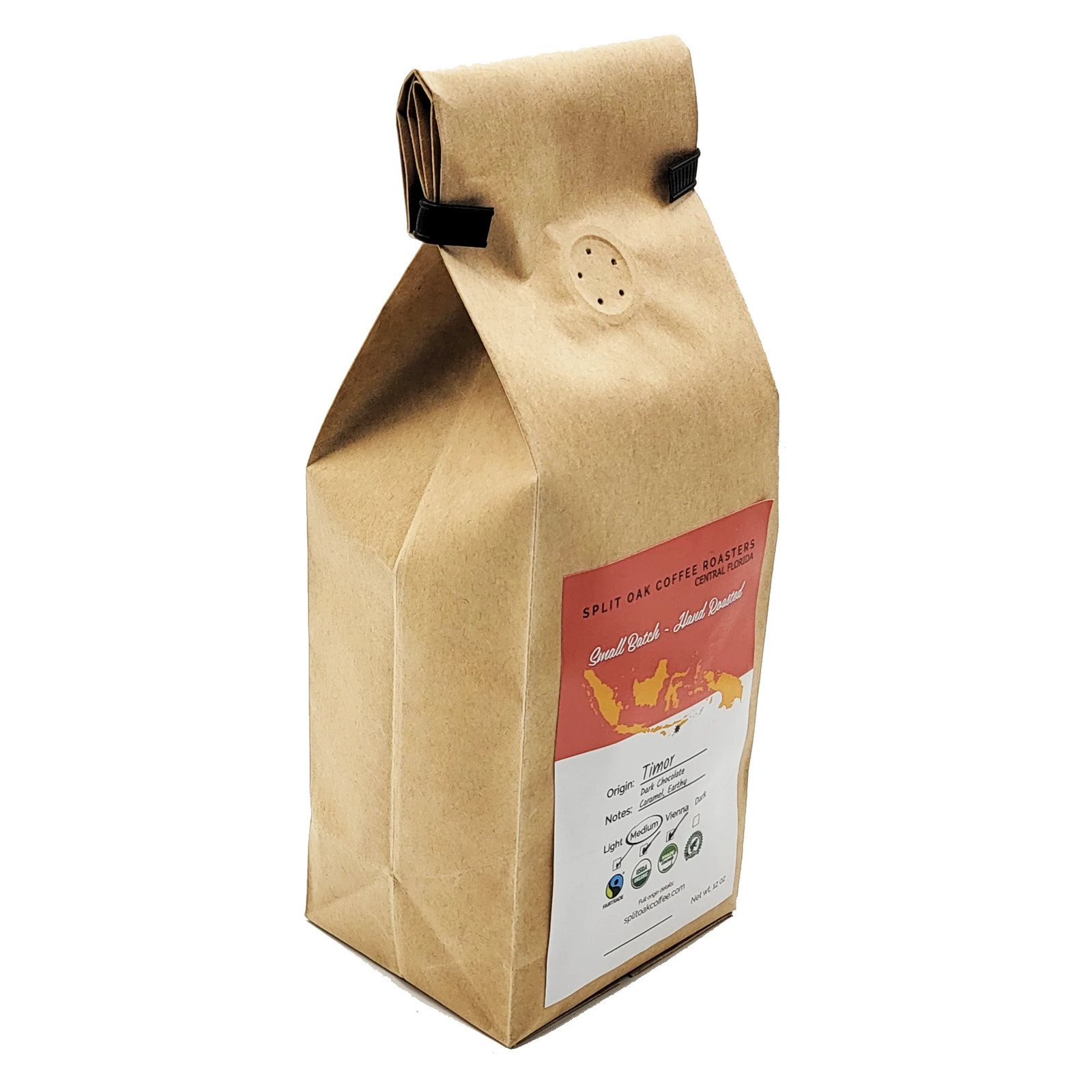 Organic Timor Roasted Whole Coffee Beans – Medium Roast