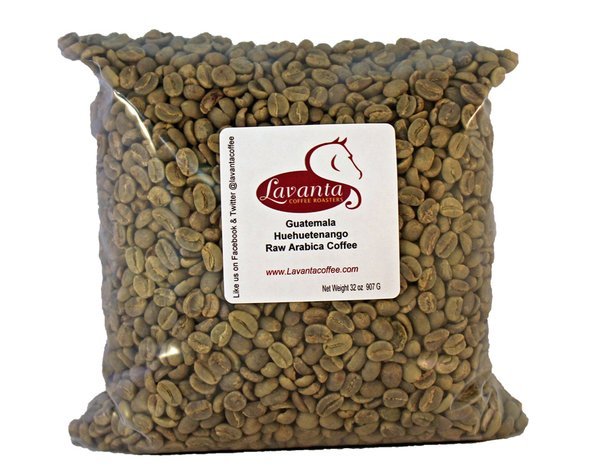 LAVANTA COFFEE GREEN GUATEMALA HUEHUETENANGO TWO POUND PACKAGE