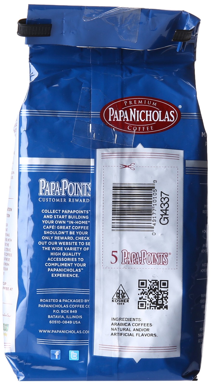 Whole Bean Coffee, Cinnamon Hazelnut, 10 Ounce