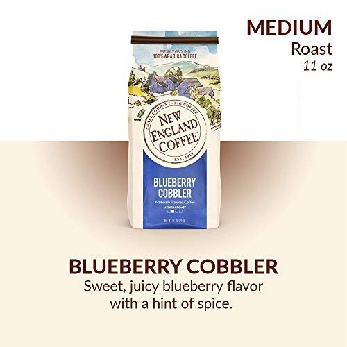 Delicious Blueberry Cobbler Coffee 11oz Ground 100 Percent Arabica Blend