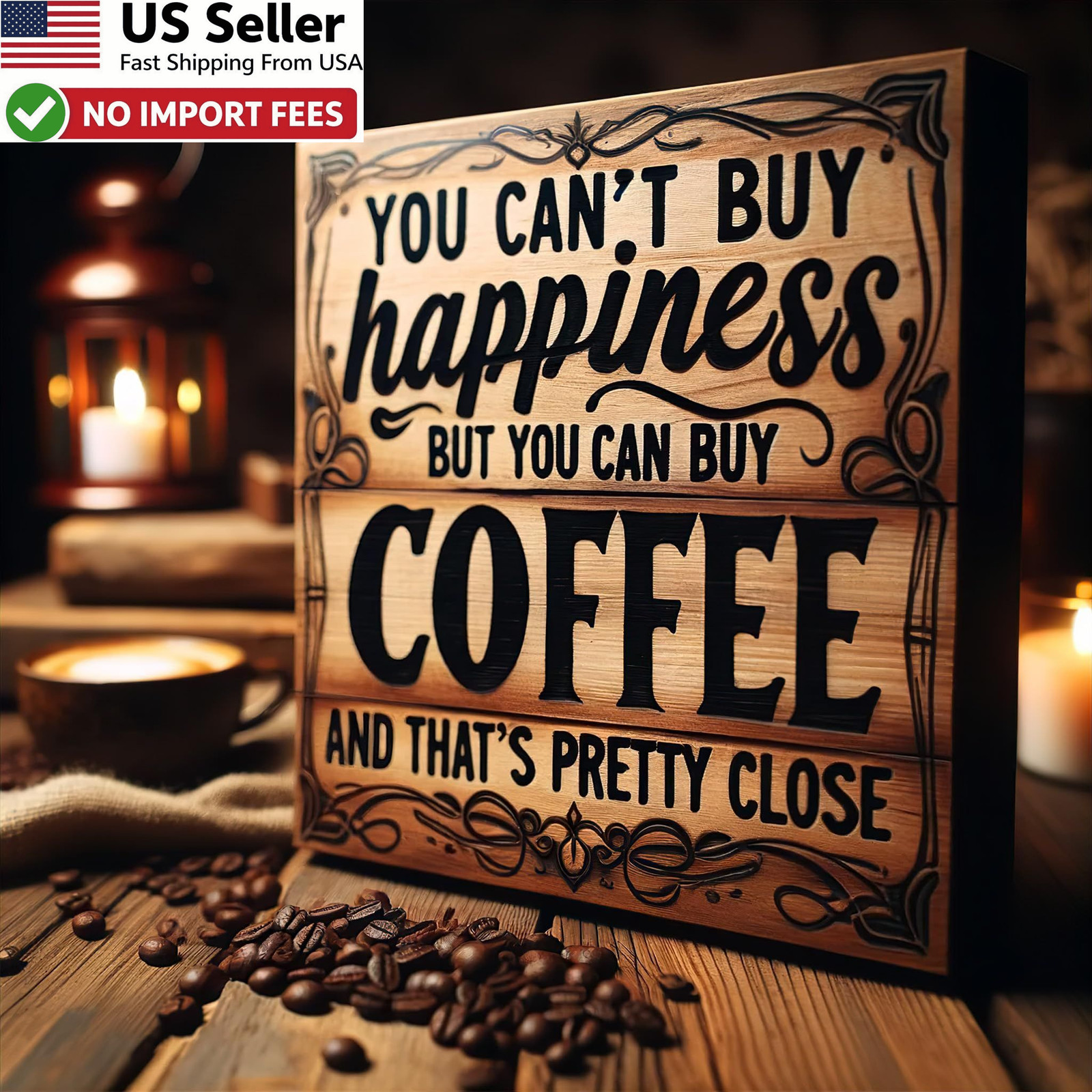 Shock Coffee Whole Bean High Caffeine All-Natural Strong Roast 1 Pound Bag USA