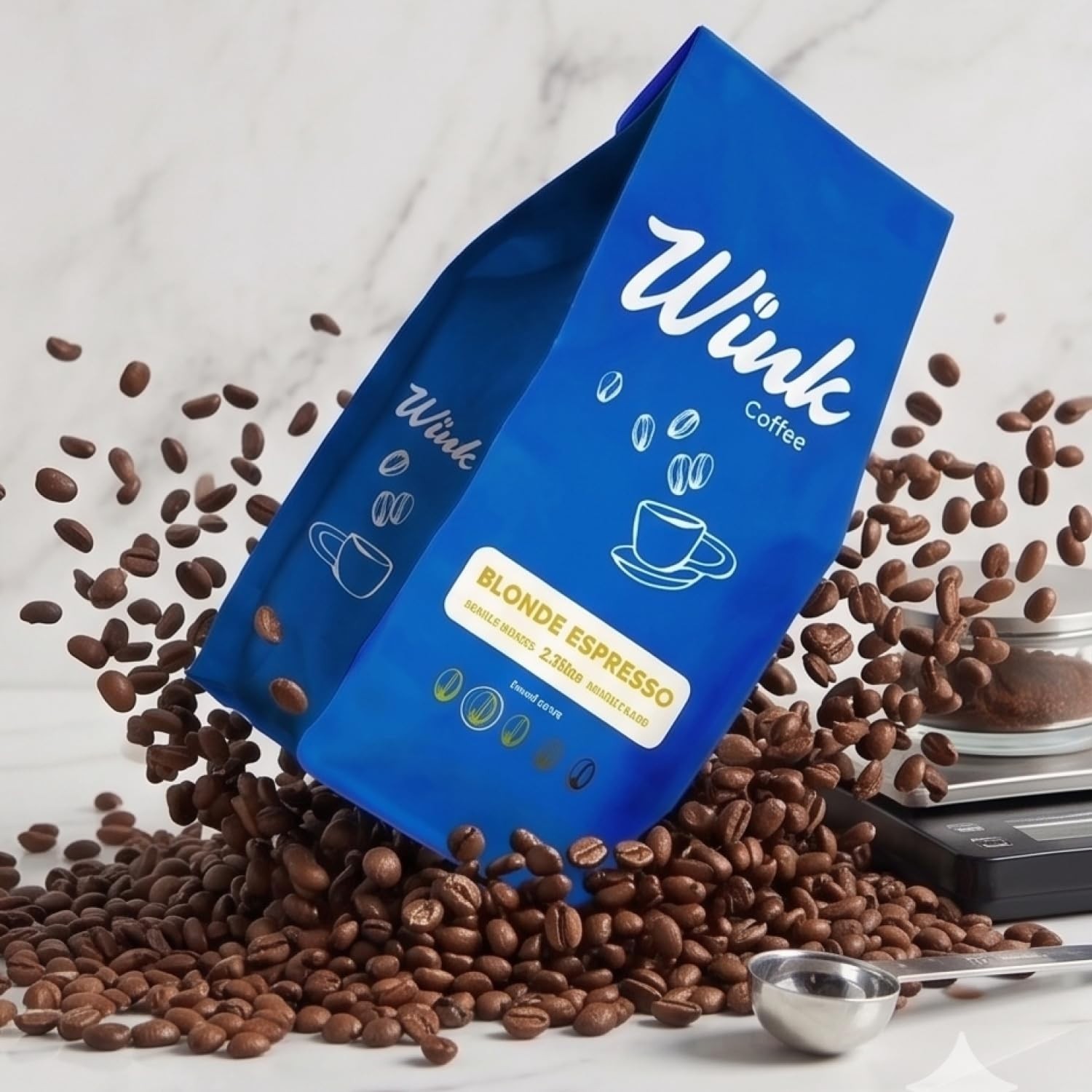 Light Roast Whole Bean Coffee, 2.2 lb, 100% Arabica, Gourmet Espresso, Smooth &