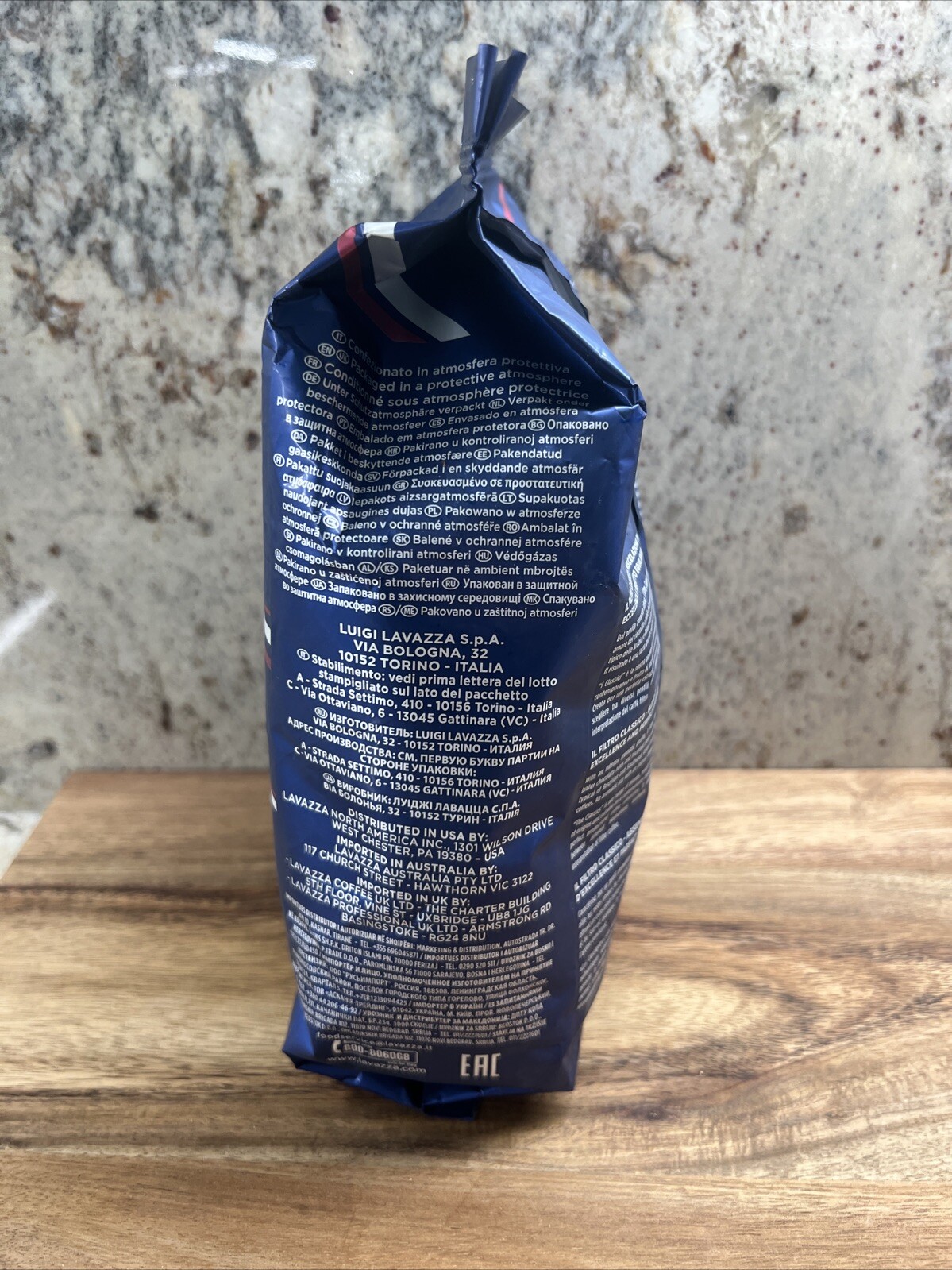 LavAzza Il Filtro Classico Intense Coffee Beans – 2.2 Lbs Coffee Beans BB 12/25