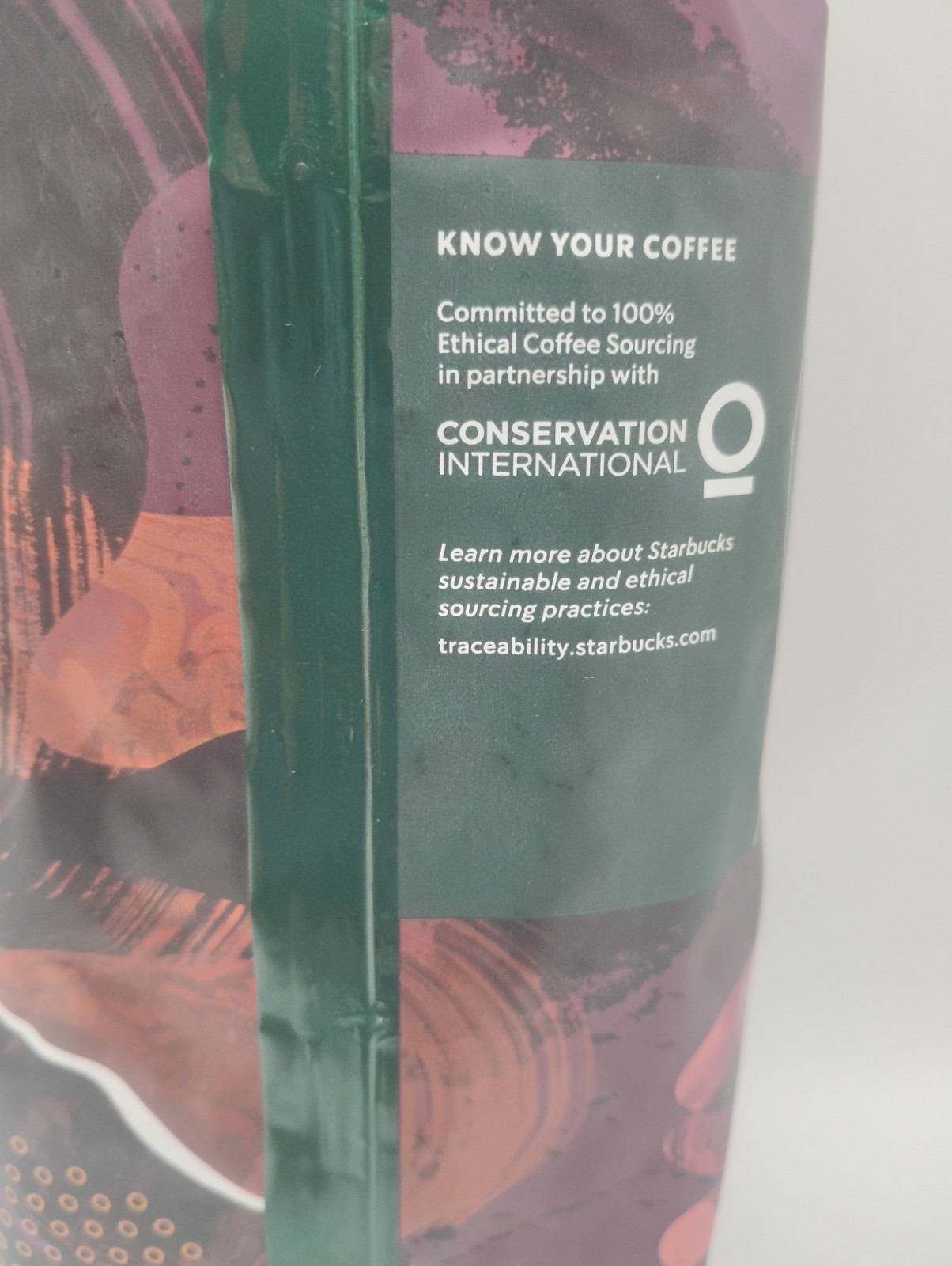 Starbucks Decaf Espresso Dark Roast Whole Bean Coffee 2-1lb / 16oz Bags