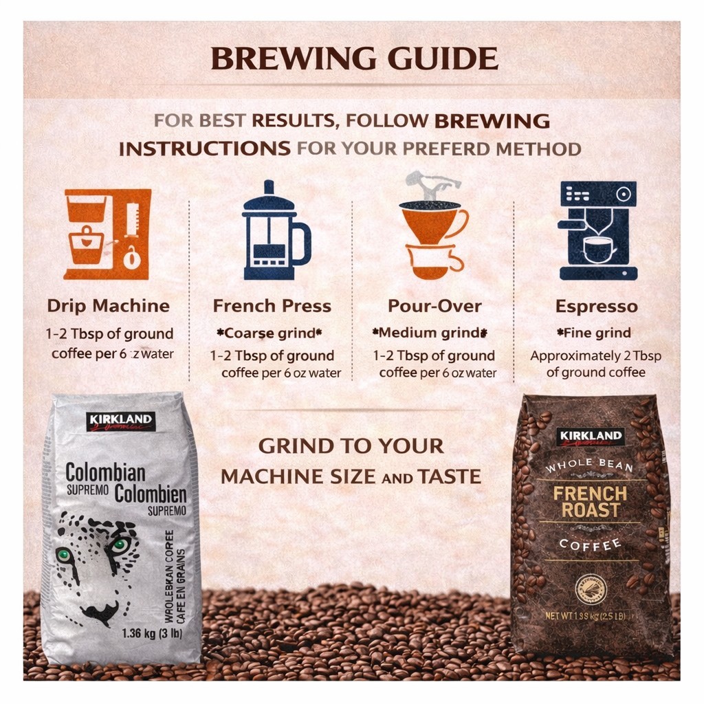 Kirkland Signature Whole Bean Coffee Bundle