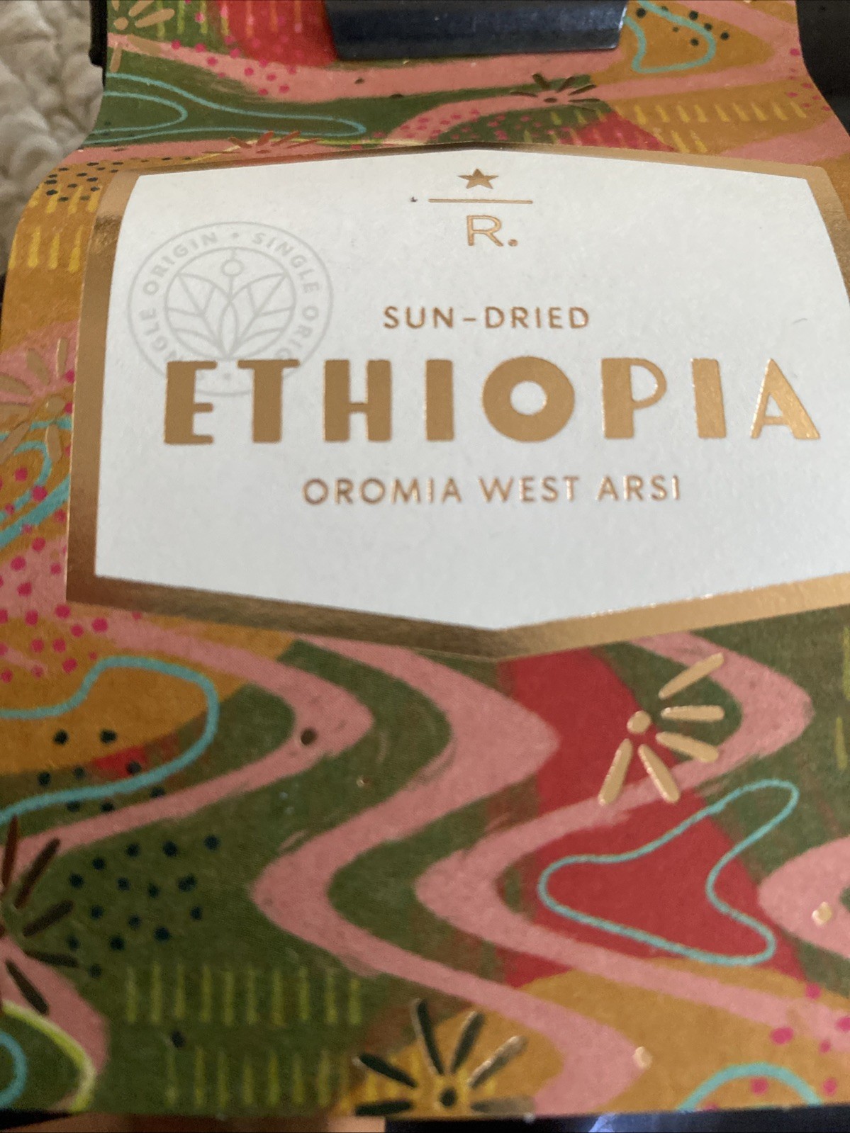 Starbucks 3 Sundried Ethiopia Coffee Beans- 8 Oz Bags- 24 Oz Total