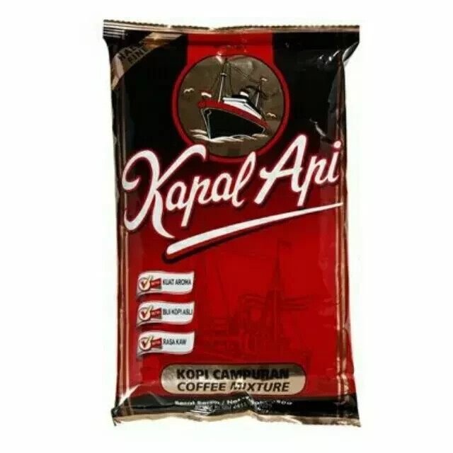 KAPAL API Java Arabica Robusta Coffee Ori Indonesia 180g free shipping WORLDWIDE