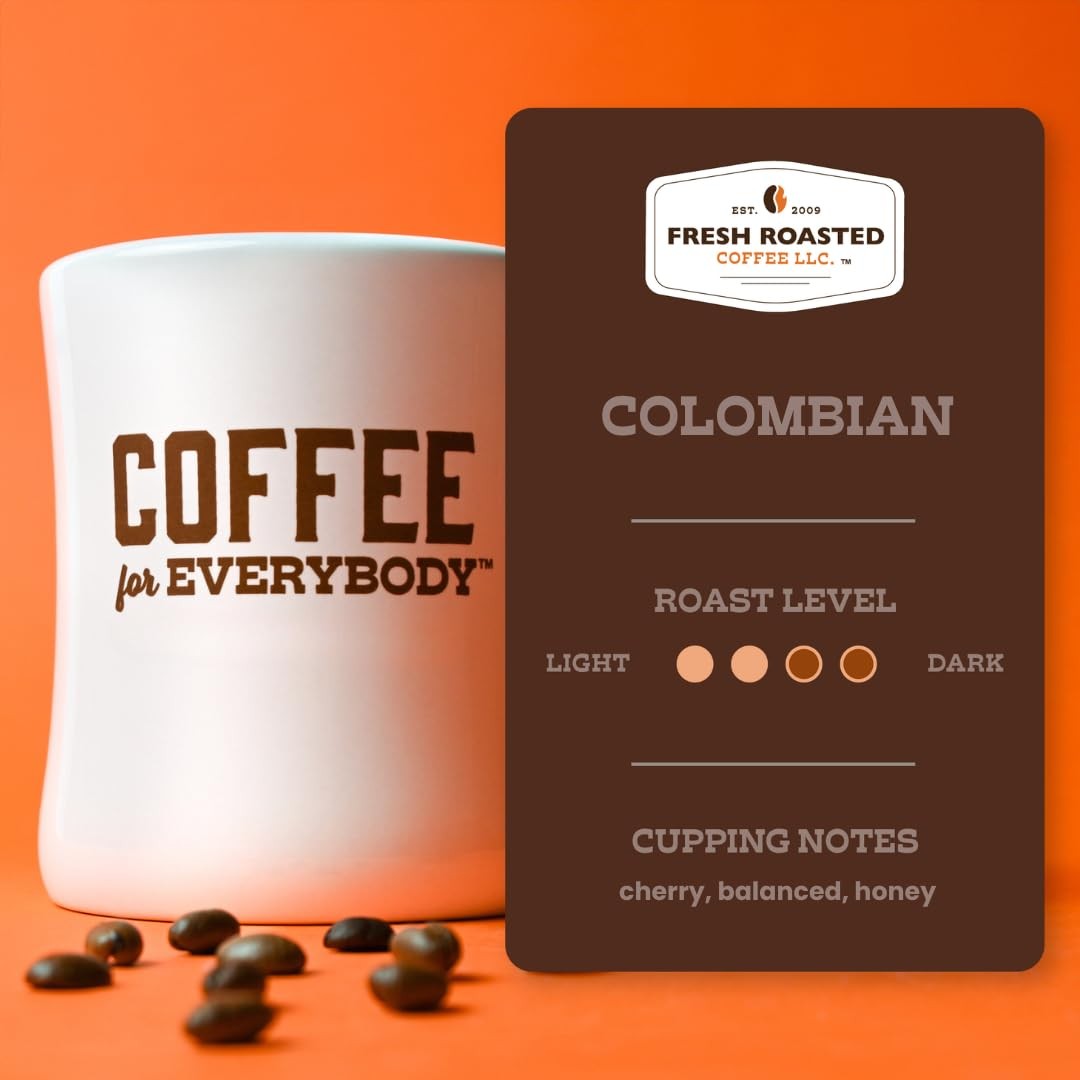 100 Colombian 5 Lb 80 Oz Medium Roast Kosher Whole Bean