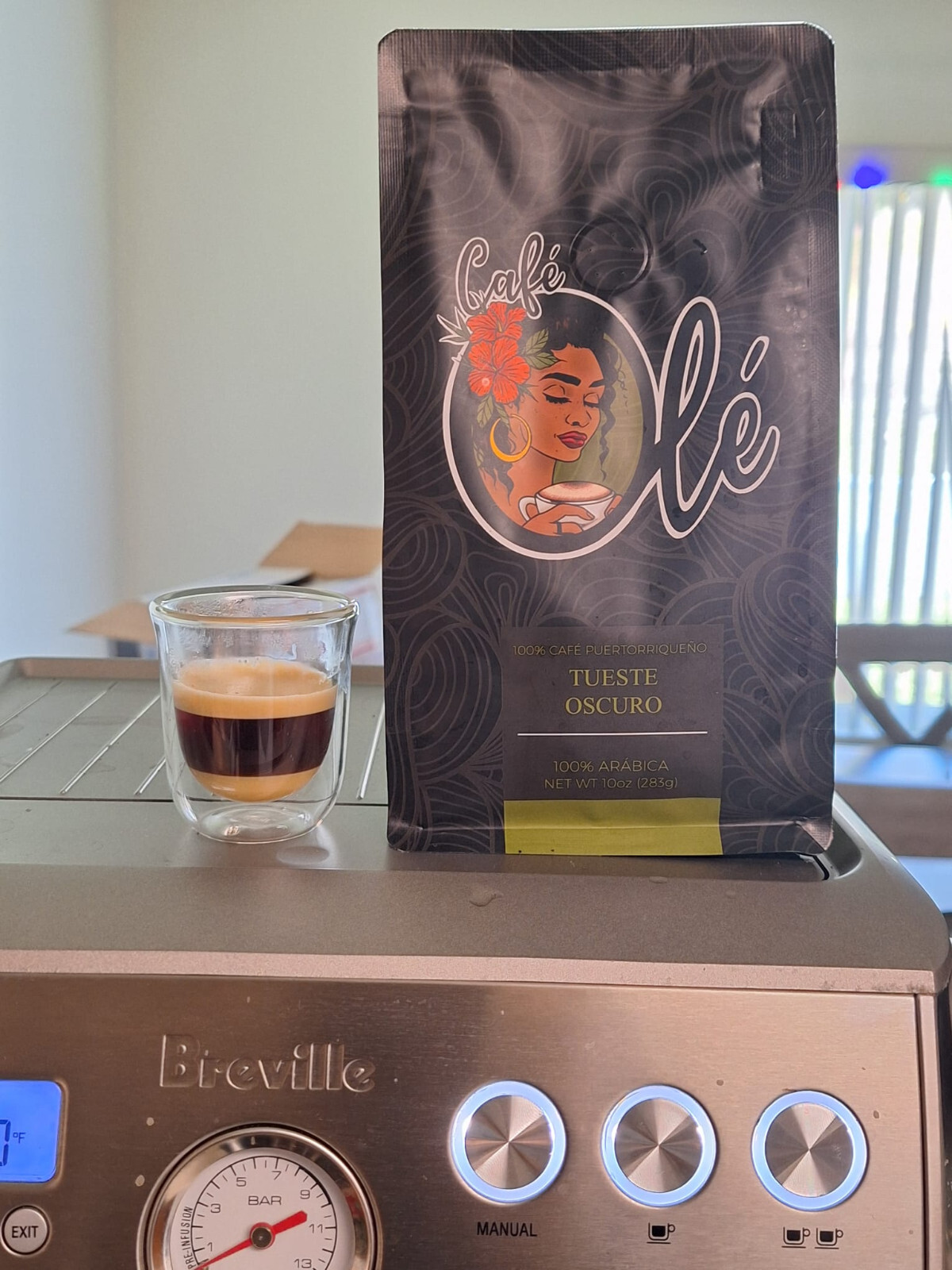 Café Olé. 100% Premium Puerto Rican Arabica Dark Roast Coffee Beans. 2 Bags