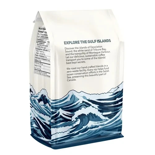 Montague Harbour Medium Roast Organic Coffee Beans 907g/2Lbs (2/Case)