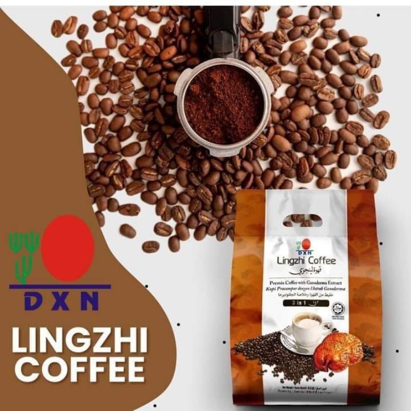 20 Packs DXN Lingzhi Coffee 3 in 1 Ganoderma Reishi Instant Classic Cafe Express