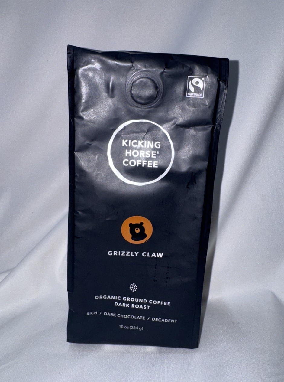 Kicking Horse Coffee Grizzly Claw Dark Roast Ground 10 Oz – Certified Organic