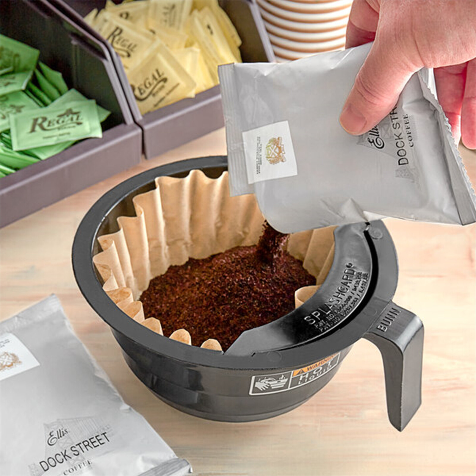 Ellis Dock Street Coffee Packet 2.25 oz. – 42/Pieces WS-11032011225