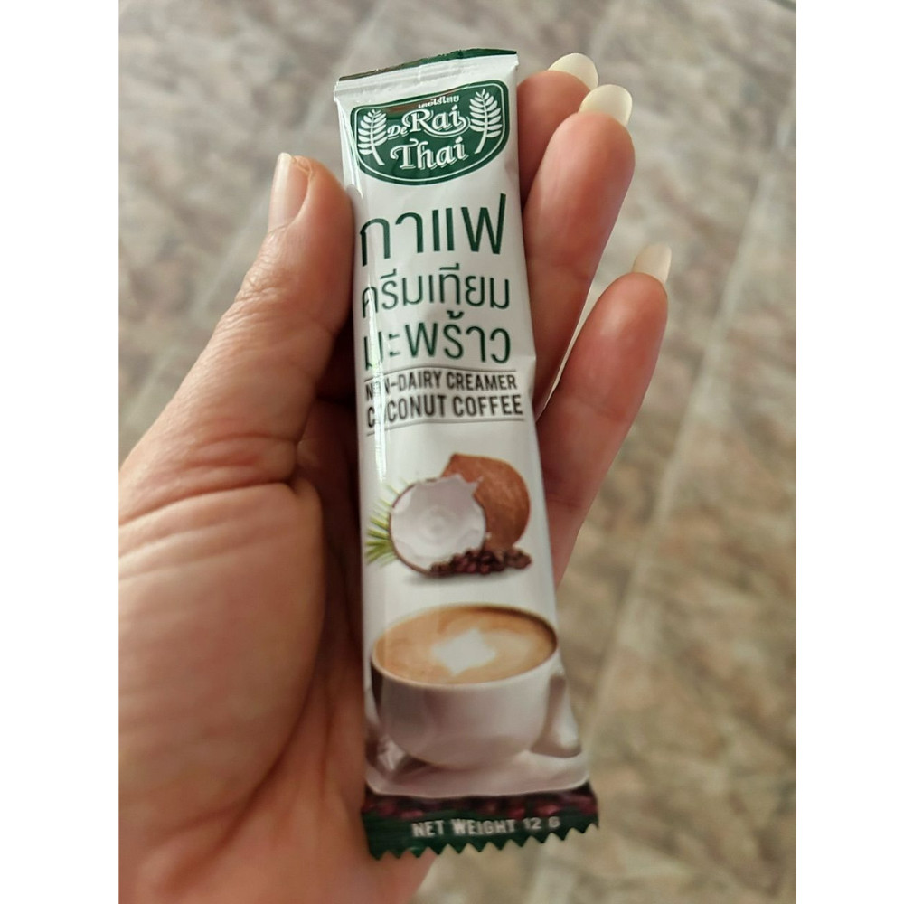 Thai Coconut Coffee Mix Instant Powder Non Dairy Low Sugar x 3 Box