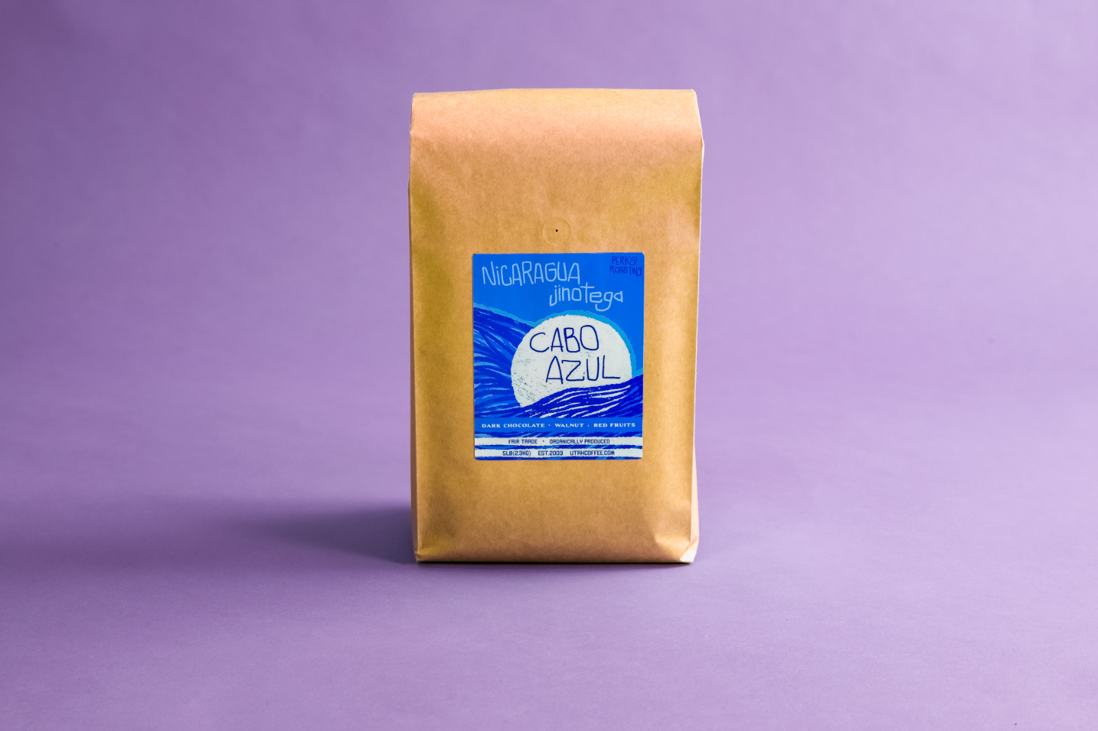 Perks! Nicaragua Jinotega “Cabo Azul” Light Roast Whole Bean Coffee – 5lb Bag